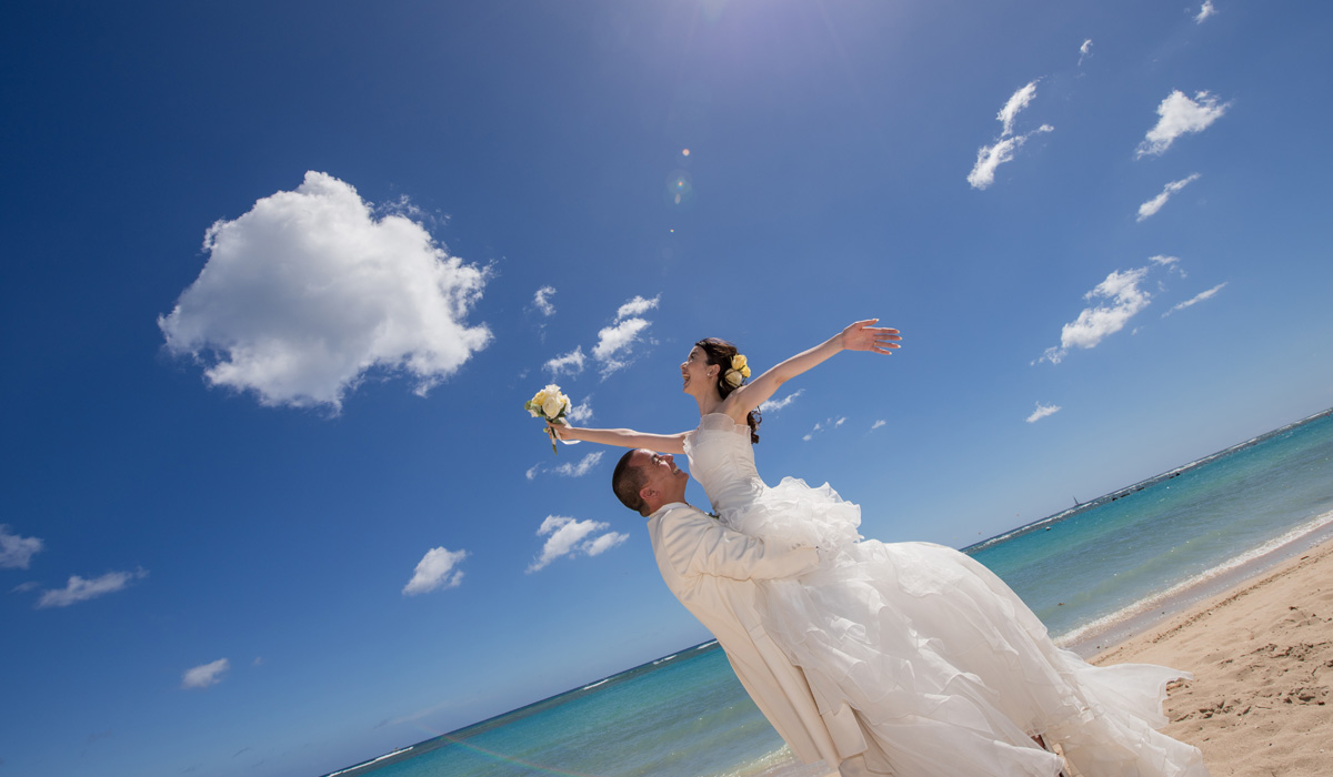 ハワイでウェディング ブライダルフォト 結婚式写真 の撮影はプロジェクトエム